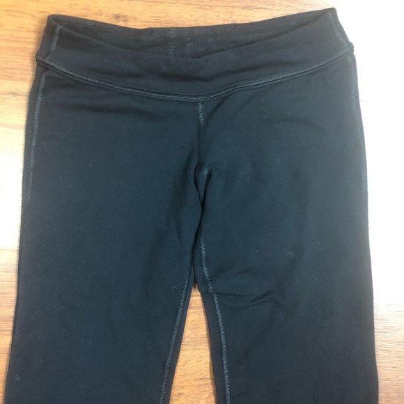 Lululemon Solid Black Stretch Flare Yoga Pants 4 - Picture 3 of 8